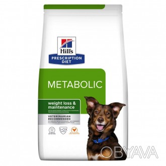 Сухий корм для собак Hill’s Prescription Diet Metabolic, з куркою – повнораціонн. . фото 1