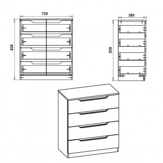 Комод!
Если изделия, в выбранном вами цвете, не окажется на складе, в течение пя. . фото 9
