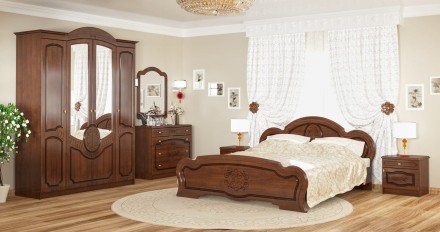 Мебель коллекции «Барокко»!
Прекрасное решение, как обустроить спальную комнату.. . фото 2
