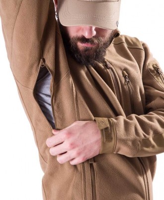 Багатофункціональна флісова куртка тактичної спрямованості виготовлена з суперто. . фото 12