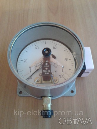 Манометр электроконтактный ЭКМ-2У (0-100 кгс/см2) (ЭКМ, ЭКМ-160, ЕКМ-1У, ЕКМ-2У,