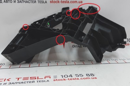 Кронштейн главной фары левый (шахта) с повреждением Tesla model X 1043357-00-F
. . фото 4