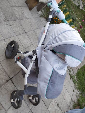 Дитяча коляска,люлька,прогулянка,сумка,стан відмінний,була мало у використанні ,. . фото 9