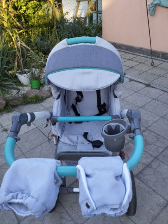 Дитяча коляска,люлька,прогулянка,сумка,стан відмінний,була мало у використанні ,. . фото 7