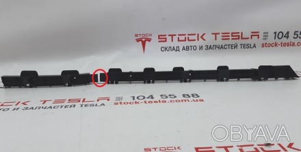 Кронштейн крепления заднего бампера левый (с повреждениями) Tesla model X 103482. . фото 1