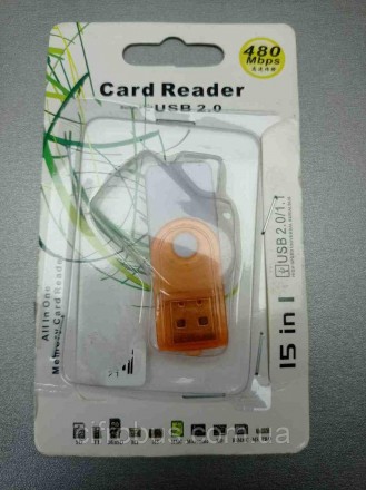 Картридер USB Card Reader 15 in 1
Внимание! Комиссионный товар. Уточняйте наличи. . фото 3