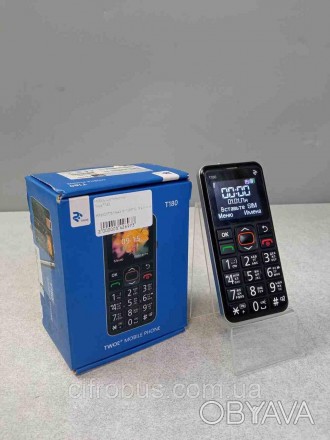 Простой в использовании телефон TWOE T180 имеет удобный, большой экран с интуити. . фото 1