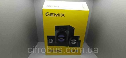Мультимедійна акустична система Gemix SB-130X з відмінним і насиченим звучанням.. . фото 2