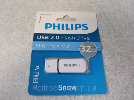 Philips Snow 32GB
Висока швидкість передачі даних дозволяє вам читати і записува. . фото 2