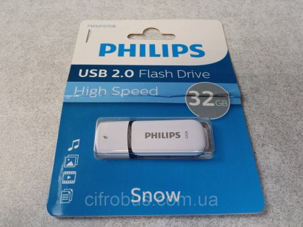 Philips Snow 32GB
Висока швидкість передачі даних дозволяє вам читати і записува. . фото 4