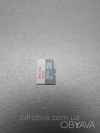 Карта пам' яті MicroSD 32Gb - компактне електронне запам'ятовування пристрою, як. . фото 1