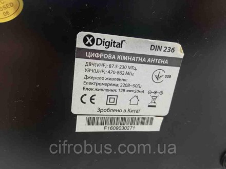 Технологія; прийом цифрового сигналу: Так (DVB-T, DVD-T2); наявність підсилювача. . фото 6