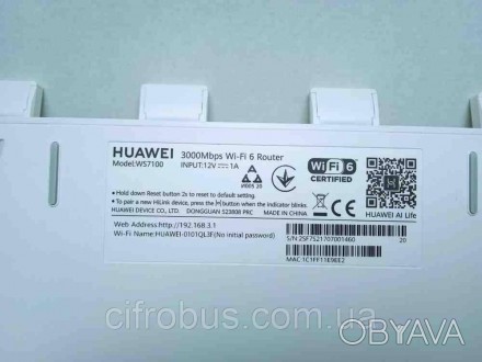 Маршрутизатор интернет WiFi6 Huawei AX3 (Dual Core) WS7100-20
Благодаря технолог. . фото 1
