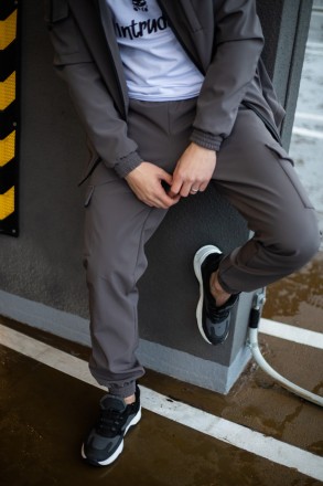 Чоловічі теплі брюки карго Softshell штани на флісі з кишенями софтшелл "Intrude. . фото 6
