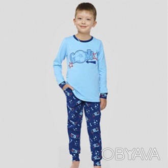 Піжама для хлопчика Арт 9748-105 Синій
Склад: 95% бавовна 5% еластан
Розмір:
1 -. . фото 1