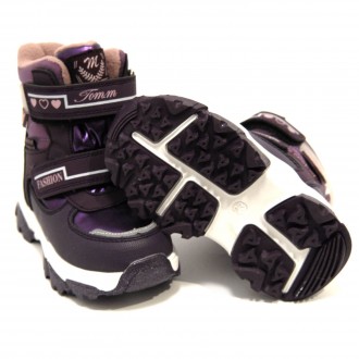Ботинки зимние TOM.M арт.10102H, fashion, фиолетовый Верх – искусственная кожа, . . фото 5