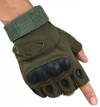 
Рукавички без пальців штурмові тактичні Oakley
   
 Міцні захисні рукавички – н. . фото 2