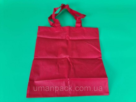 Сумка красная (спанбонд) 37х41 см ручка 36 см (1 шт). Умань. фото 1 Сумка красная (спанбонд) 37х41 см ручка 36 см (1 шт). Умань. фото 1