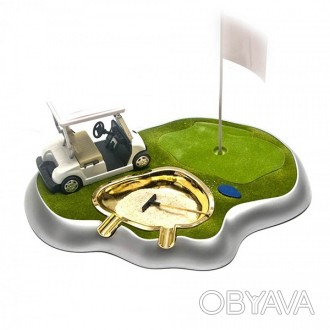 Оригінальний настільний сувенір Гольф включає всі відомі атрибути гольф-клубу - . . фото 1
