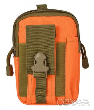Сумка на ремінь штурмова тактична Mini warrior ― міні-сумка на пояс для телефону. . фото 1