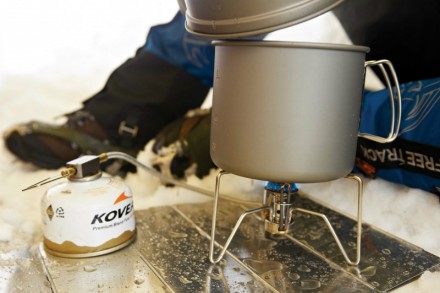Kovea KB-1109 Spider Stove - нова виносна газова горілка зі складними ніжками, ч. . фото 5