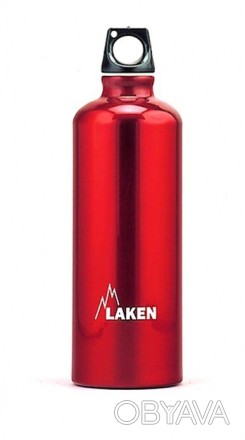 Futura﻿ 0,75 L- алюмінієва фляга-пляшка з широким горлом і зручною кіркою-ручкою. . фото 1