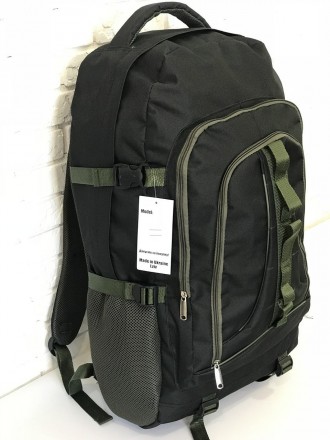 Рюкзак туристичний VA T-02-8 65л, чорний з хакі
Гарний туристичний рюкзак - це н. . фото 4