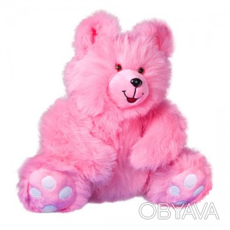 М'яка іграшка Ведмідь Сластена рожевий від українського виробника Попелюшкаплюше. . фото 1