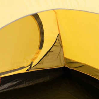 Палатка 3 местная Tramp ROCK 3 (V2) зеленая экспедиционная с внешними дугамиТри . . фото 6
