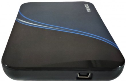
Жесткий диск внешний 320GB USB 2.0 2.5" Toshiba StorE Art HDDR320E04EL Black/Bl. . фото 3
