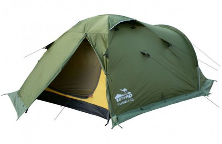 Четырехместная палатка Tramp Mountain 4 (V2) TRT-024 Green
Экспедиционная четыре. . фото 2