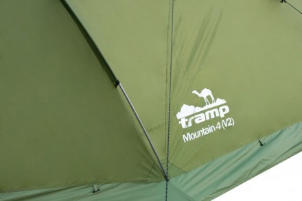 Четырехместная палатка Tramp Mountain 4 (V2) TRT-024 Green
Экспедиционная четыре. . фото 8