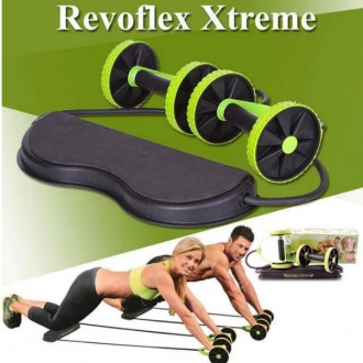 Фітнес колесо Revoflex Xtreme, Універсальний тренажер для преса та всього тіла, . . фото 3