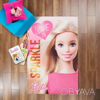 Ліцензійний килимок у дитячу TAC Disney Barbie Sparkle.
Розмір килимка – 80*140 . . фото 1