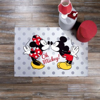 Ліцензійний килимок у дитячу TAC Disney Minnie&Mickey Love.
Розмір килимка – 120. . фото 2
