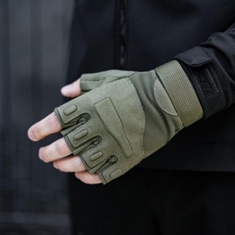 Тактичні безпалі армійські штурмові рукавички.Тактичні рукавички безпалі та з по. . фото 5
