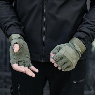 Тактичні безпалі армійські штурмові рукавички.Тактичні рукавички безпалі та з по. . фото 7