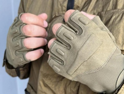 Тактичні безпалі армійські штурмові рукавички.Тактичні рукавички безпалі та з по. . фото 3