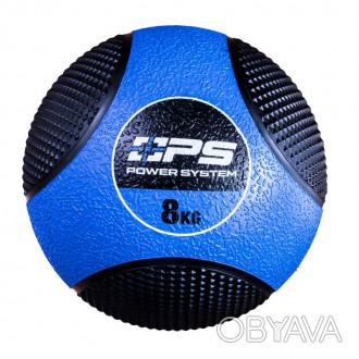 Медбол Power System PS-4138 8 кг - це набивний м'яч, який використовується д. . фото 1