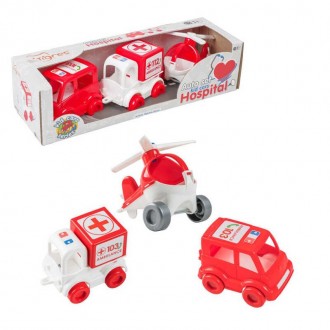 гр Набір авто "Kids cars" швидка допомога 39549 (32) "Tigres", 3 машинки. Одеса. фото 1 гр Набір авто "Kids cars" швидка допомога 39549 (32) "Tigres", 3 машинки. Одеса. фото 1