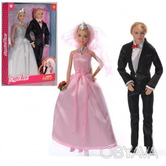 Сім'я DEFA 8305 наречений і наречена складається відразу з двох лялечок. Лялька . . фото 1