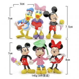 Набір фігурок Міккі Маус та його друзі Кількість у наборі: 6 штук Розмір: 8 смМа. . фото 3