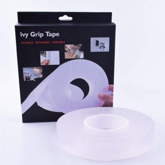 Багаторазова стрічка Ivy Grip Tape (довжина 3 м, ширина 30 мм, товщина 2 мм)Дуже. . фото 5