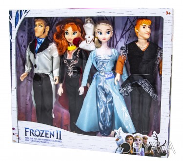 Набір ляльок "Frozen"
З ляльками «Холодне серце» дівчинка зануриться. . фото 1