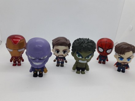 Набір супергероїв Marvel з фільму "Месники" 6 шт Avengers У наборі: ТаносХалкЗал. . фото 2