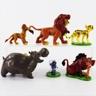 Набір фігурок Король лев 6 героїв Lion King колекційні фігурки Розмір фігурок 4-. . фото 3