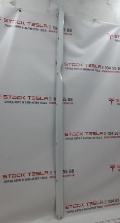 Молдинг накладки порога левый декоративный (пластик) PBCW Tesla model S, model S. . фото 2