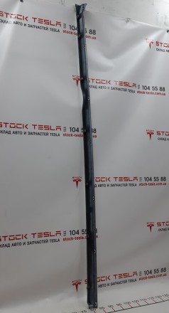 Молдинг накладки порога левый декоративный (пластик) PBCW Tesla model S, model S. . фото 3