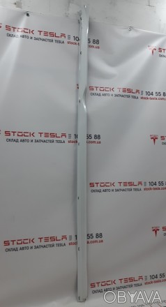 Молдинг накладки порога левый декоративный (пластик) PBCW Tesla model S, model S. . фото 1