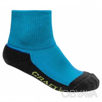 Дитячі термошкарпетки Craft Warm Wool Terry Sock J 1901667 9330 Black/Flame 22/2